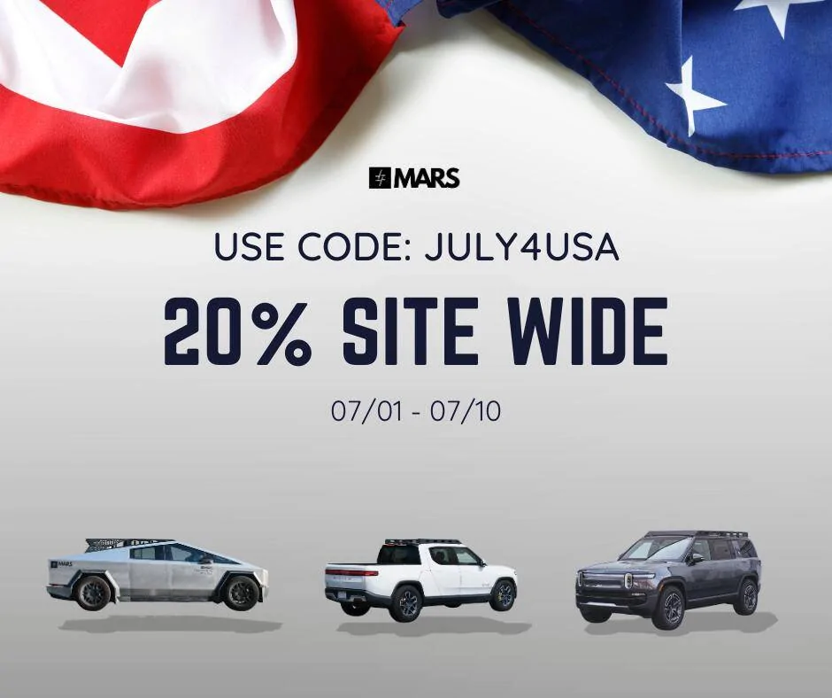 Tesla Cybertruck 4TH OF JULY SALE: Mars Adventure Gear 2