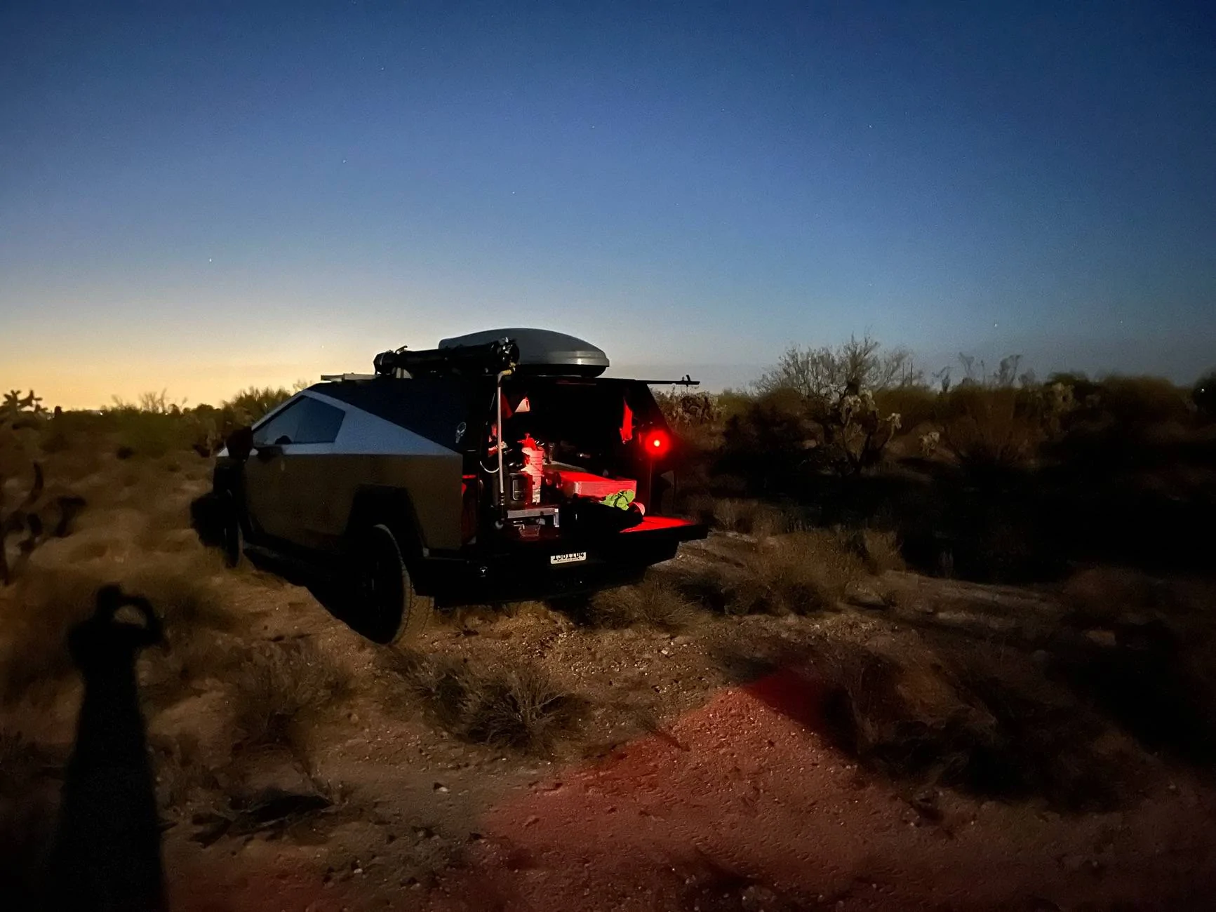 Tesla Cybertruck My DIY non-pop-top build truck bed IMG_0576