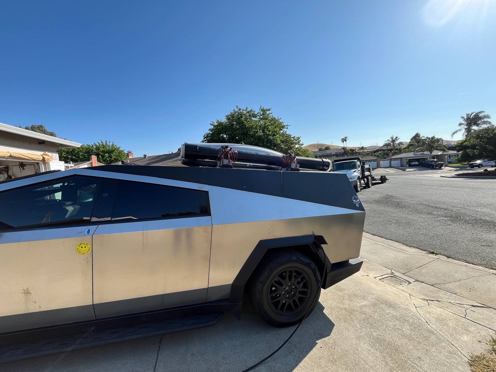 Tesla Cybertruck My DIY non-pop-top build truck bed IMG_0517