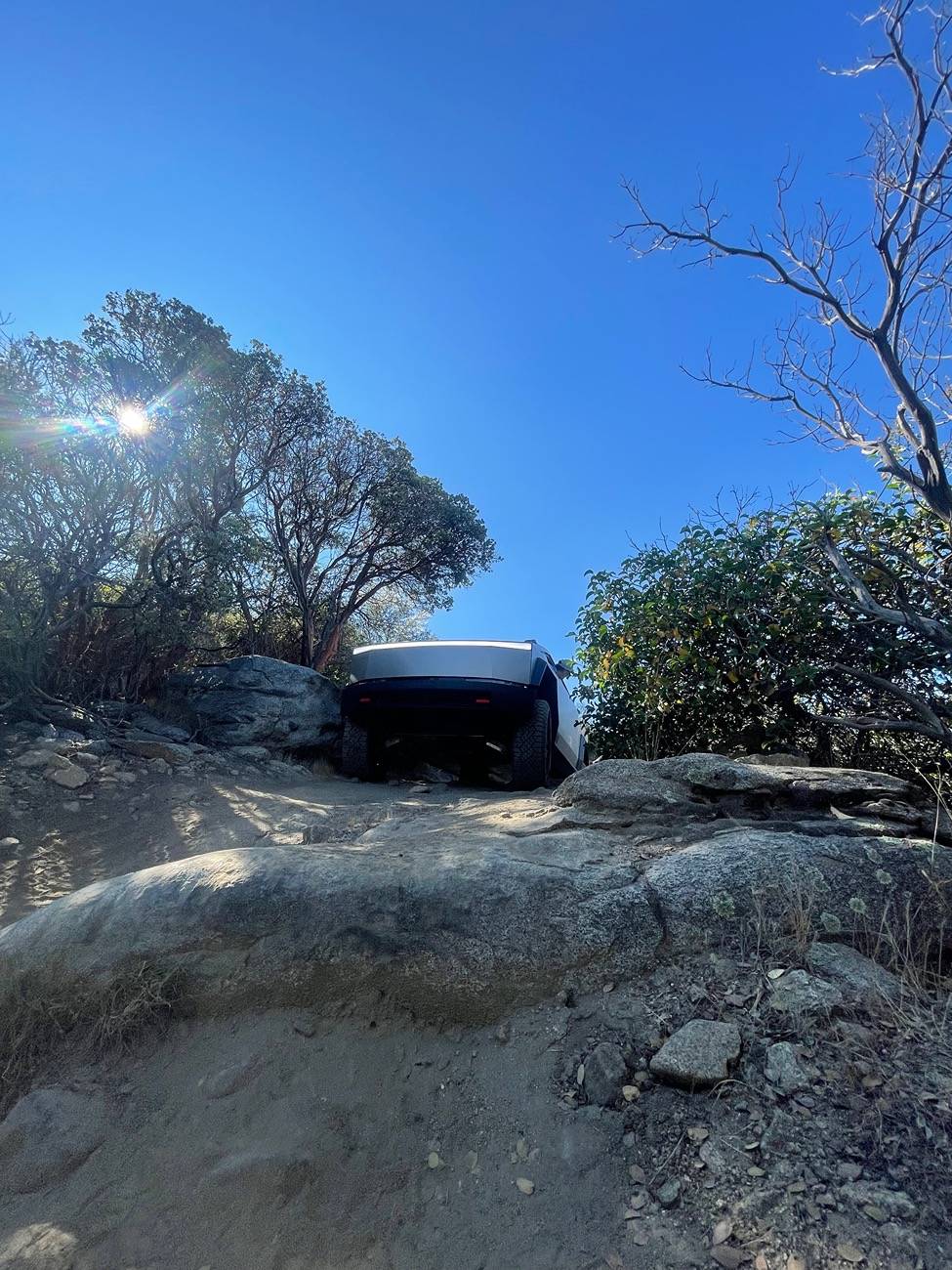 Tesla Cybertruck Trail Report: Sidewinder in Coral Canyon, San Diego county IMG_9957