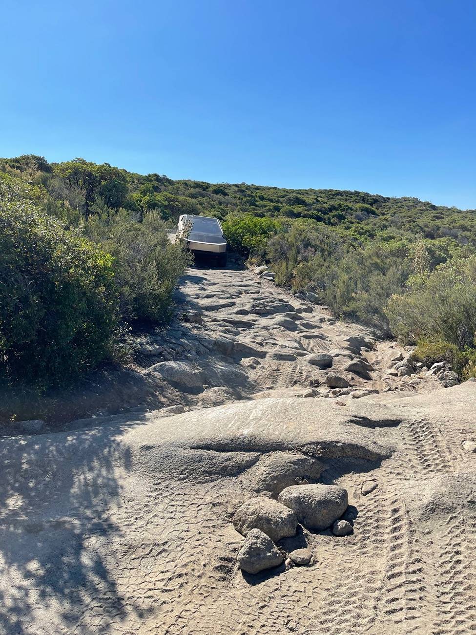 Tesla Cybertruck Trail Report: Sidewinder in Coral Canyon, San Diego county IMG_0059