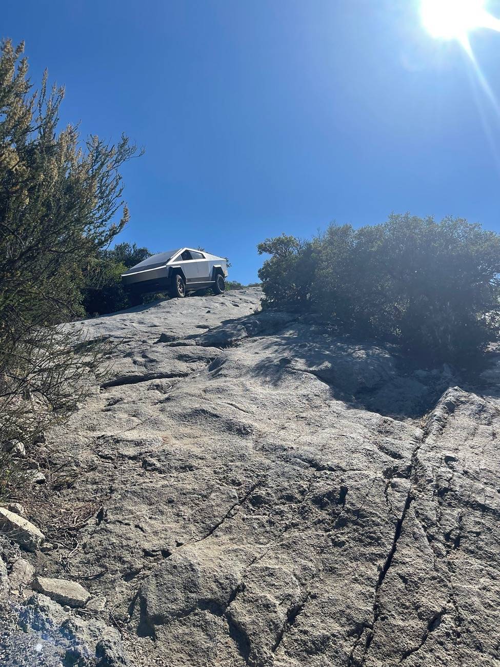 Tesla Cybertruck Trail Report: Sidewinder in Coral Canyon, San Diego county IMG_0088