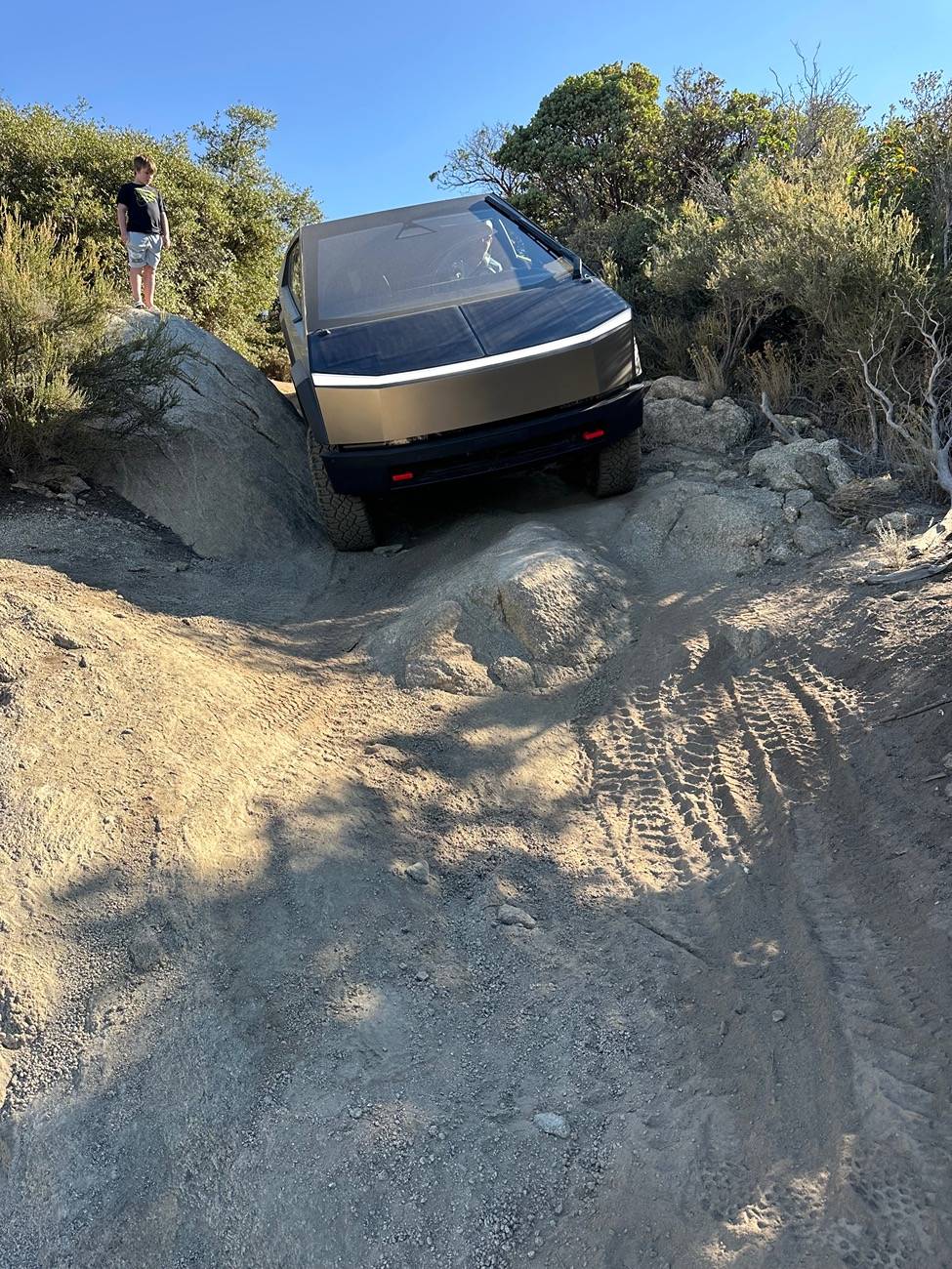 Tesla Cybertruck Trail Report: Sidewinder in Coral Canyon, San Diego county IMG_4626