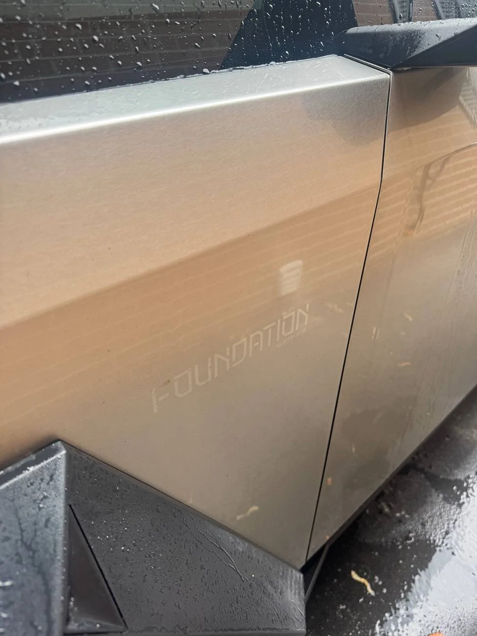 Tesla Cybertruck Bird poop etched my truck IMG_3314