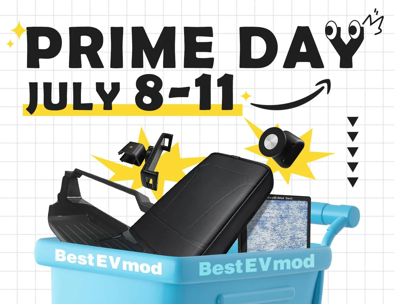 Tesla Cybertruck BestEvMod Prime Day Deals on Cybertruck Accessories — Save & Win! bestevmod