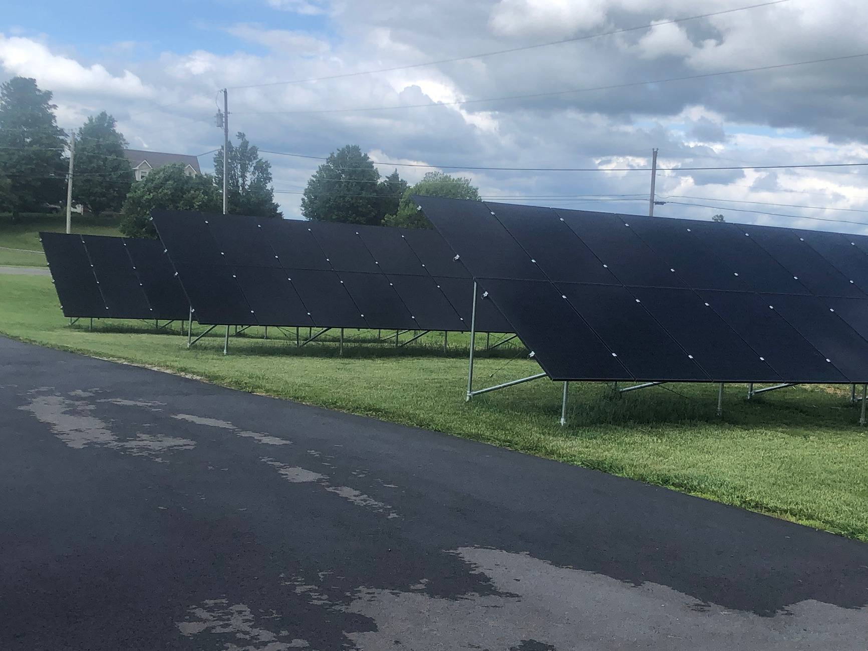 Tesla Cybertruck My Powerwall 3 and solar setup Panels Profile.JPG