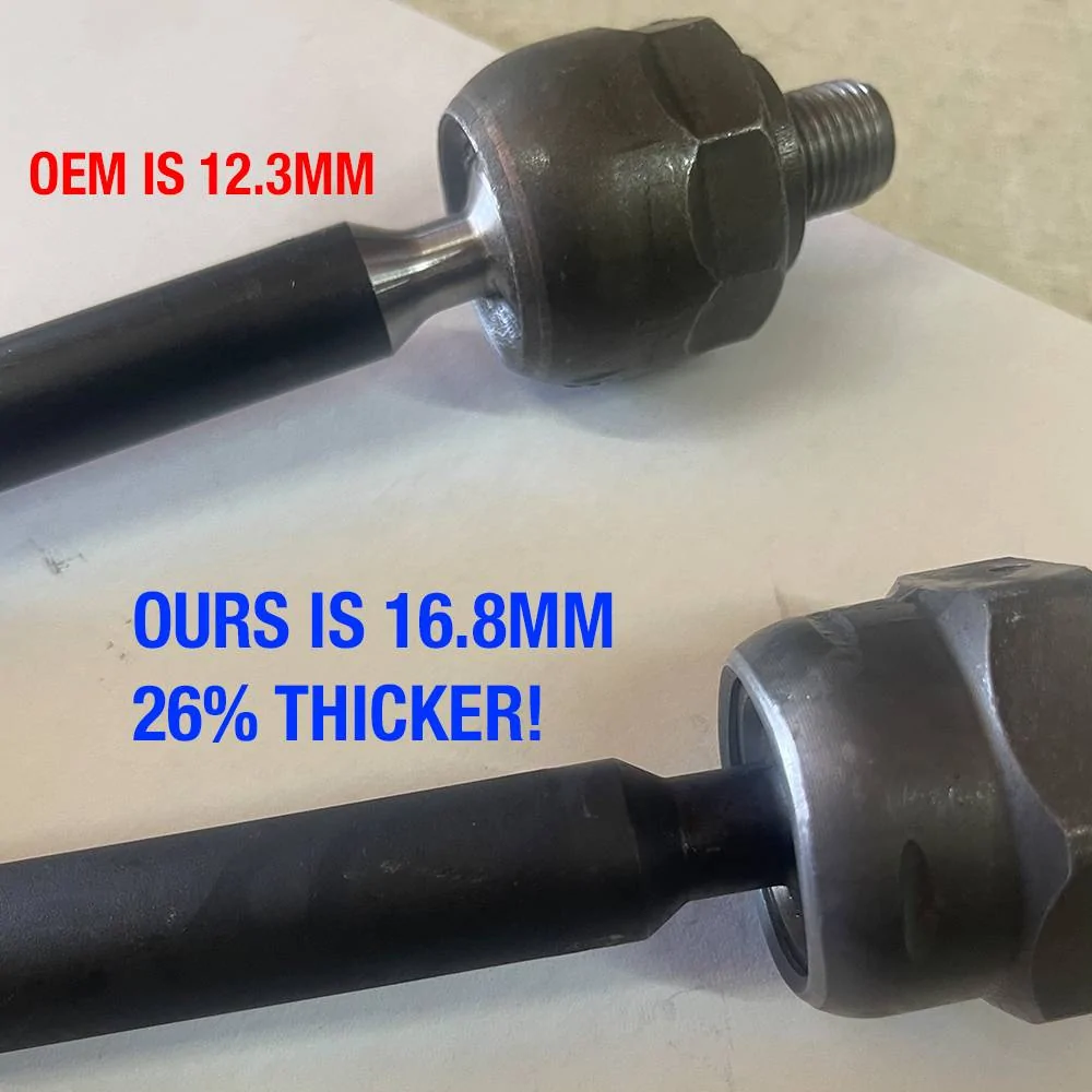 Tesla Cybertruck Trail Report: Sidewinder in Coral Canyon, San Diego county tesla cybertruck heavy duty inner tie rods front steering rack-1