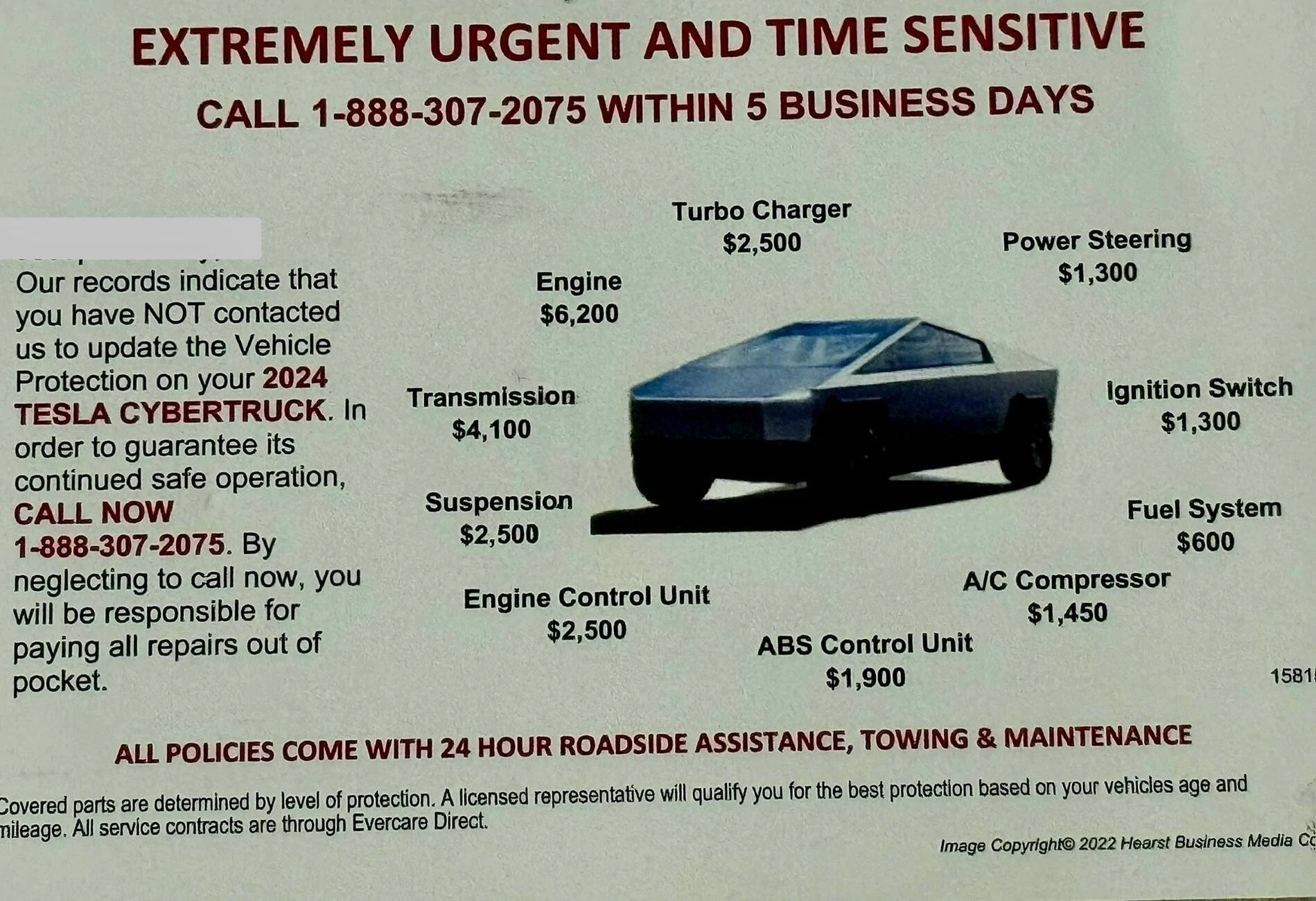 Tesla Cybertruck Spotting a scam through the mail 1752092383872-by