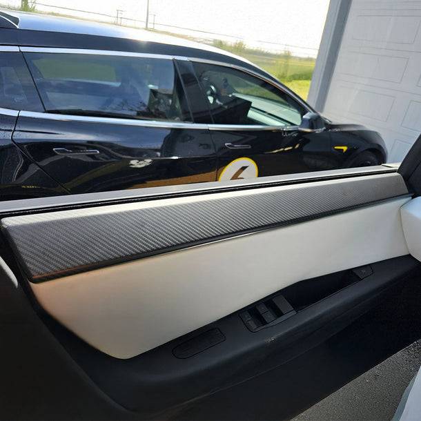 Tesla Cybertruck Your Cybertruck’s Missing Piece? Sleek Carbon Fiber Door Panels 🔧 a_Cybertruck_Carbon_Fiber_Door_Panel_Covers_Yeslak