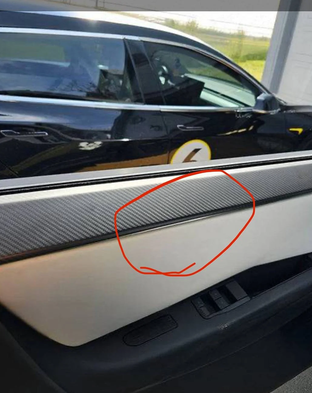 Tesla Cybertruck Your Cybertruck’s Missing Piece? Sleek Carbon Fiber Door Panels 🔧 IMG_1501