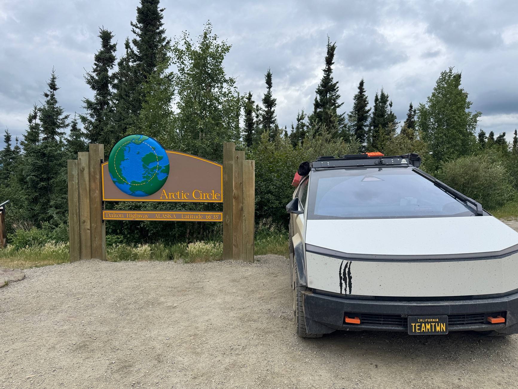 Tesla Cybertruck Mars AG @ Arctic Circle, AK -- 7 days, 7 nights, 3224 mile trip IMG_5011