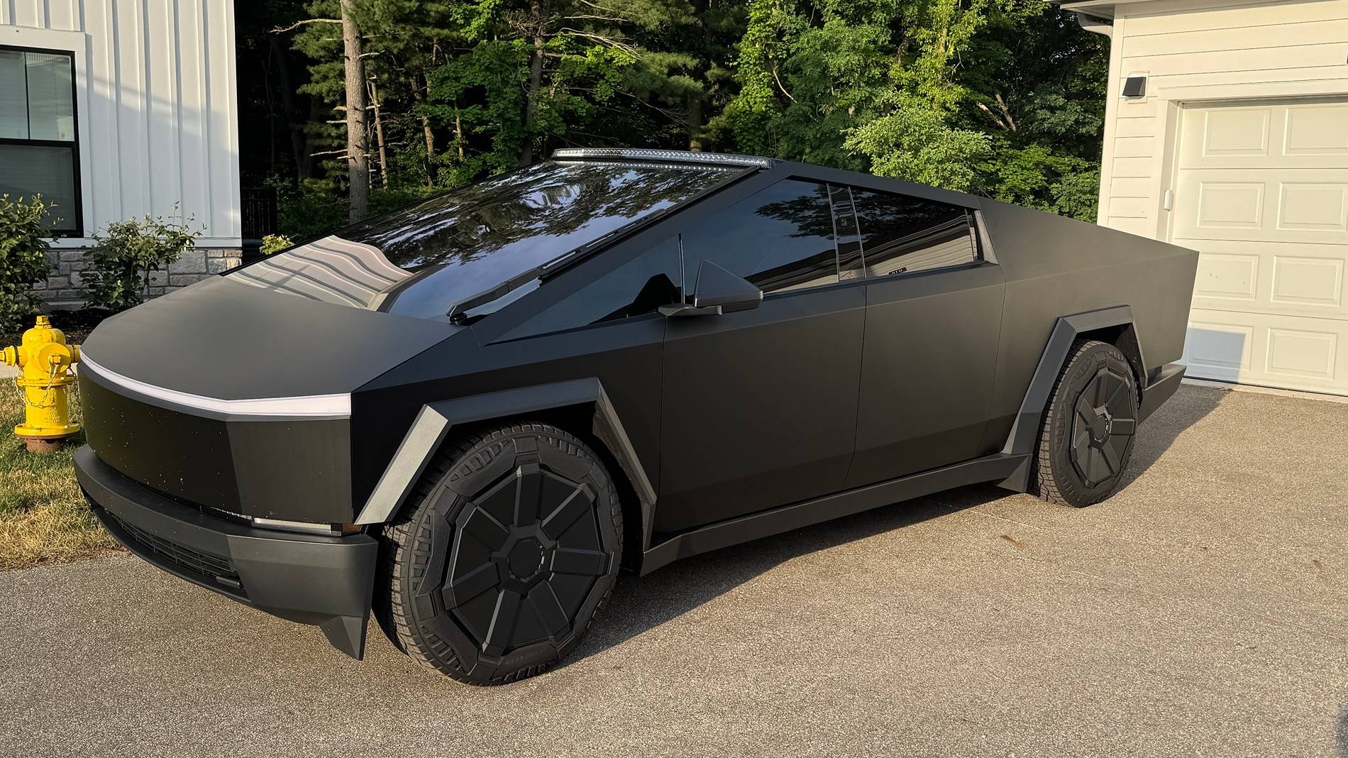 Tesla Cybertruck CT PPF WRAP - MATTE Black or Glossy Black IMG_3573
