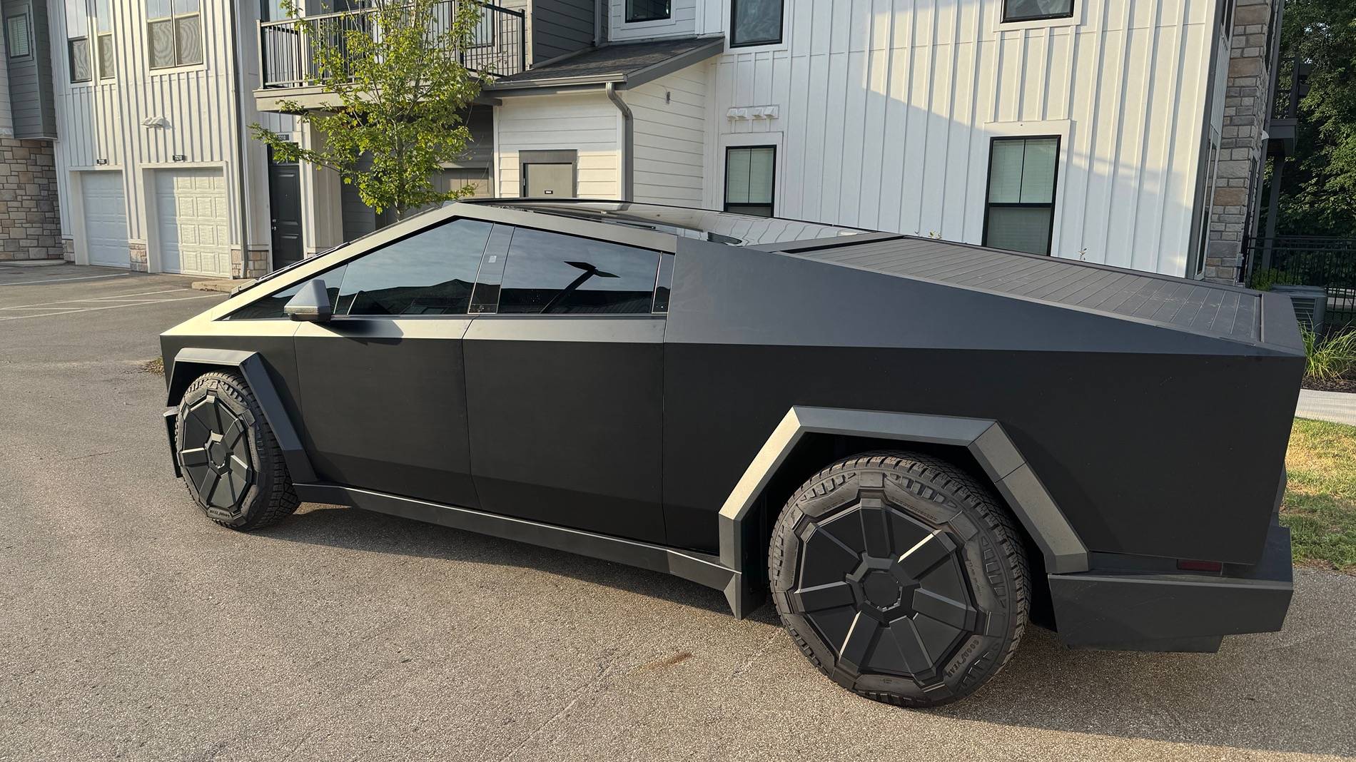 Tesla Cybertruck CT PPF WRAP - MATTE Black or Glossy Black IMG_3571