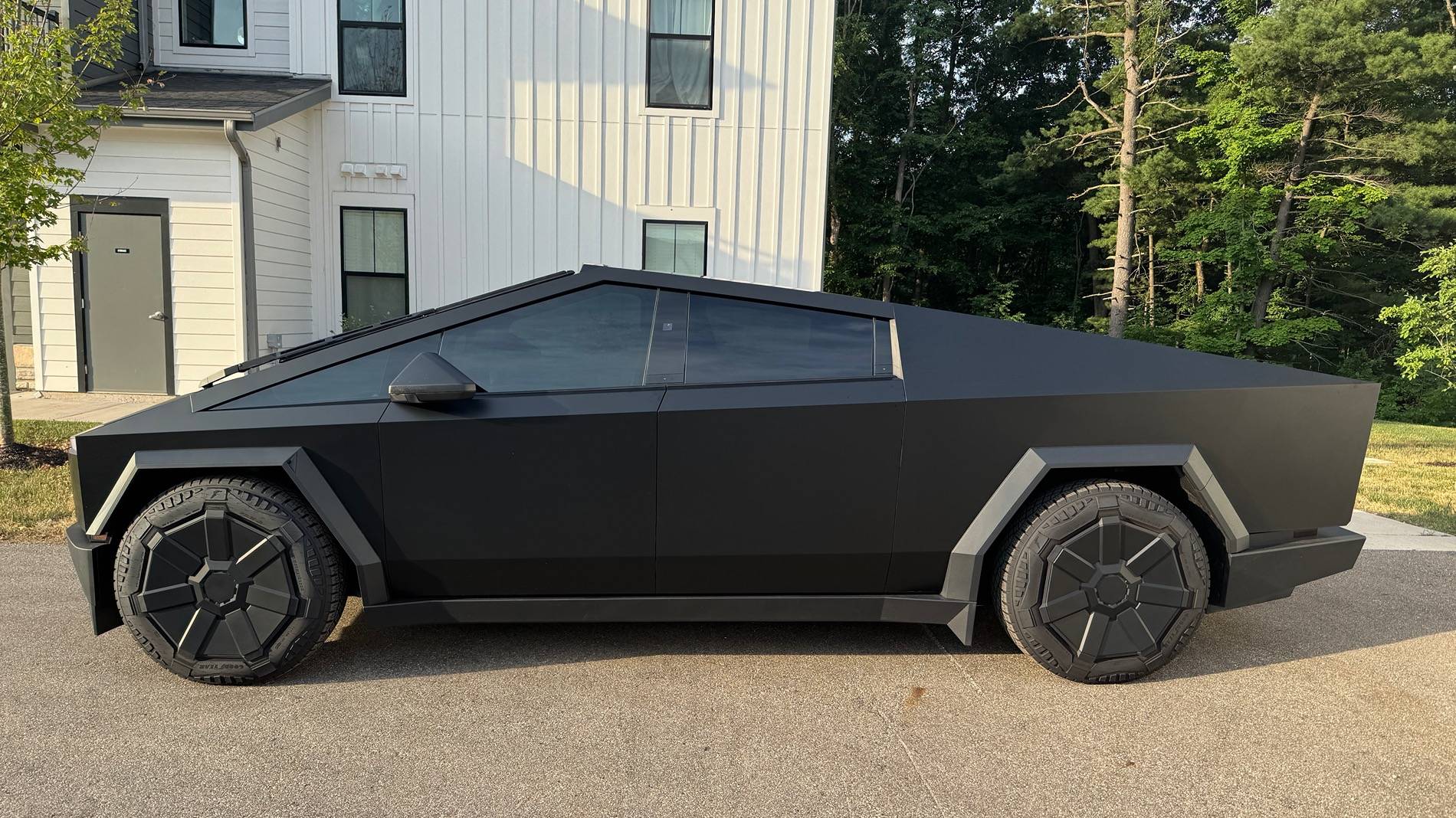Tesla Cybertruck CT PPF WRAP - MATTE Black or Glossy Black IMG_3572