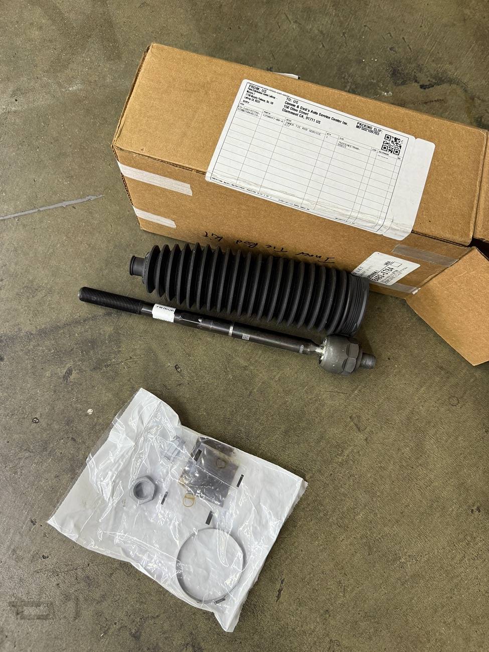 Tesla Cybertruck 💪💪CYBERTRUCKco Heavy-Duty front Inner Tie rod upgrade available now 💪💪 - MUST HAVE to avoid getting stuck on a trail!!! IMG_8847