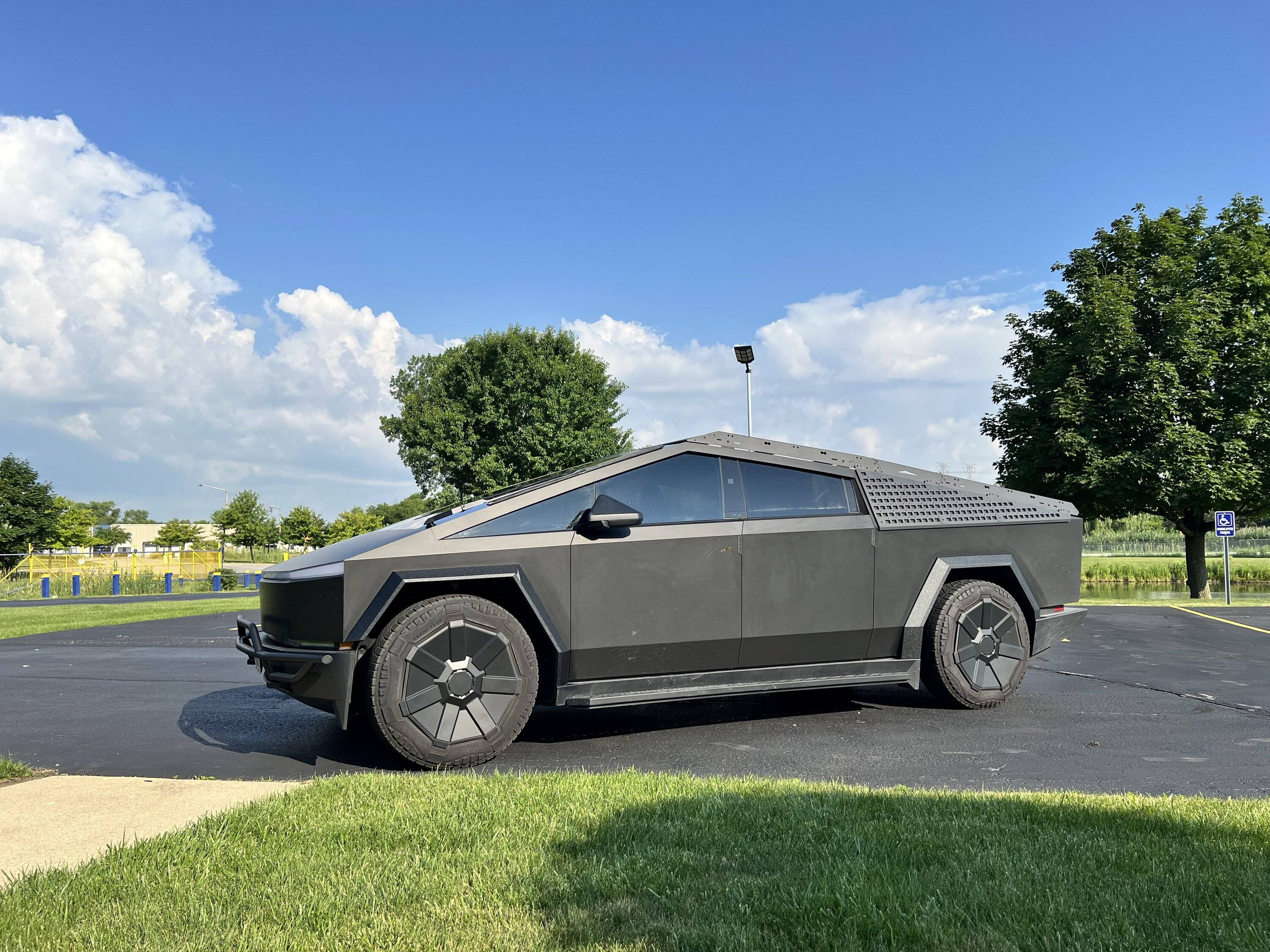 Tesla Cybertruck RWC EV Blacked-Out Cybertruck Build – Sneak Peek at Our New Roof Rack + Molle Panels 👀 image00001