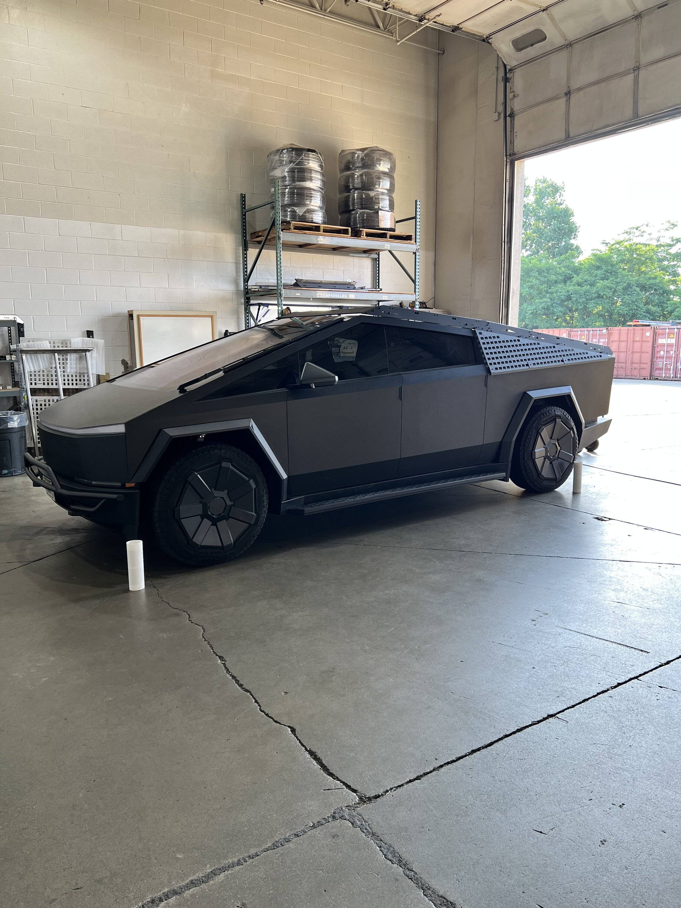 Tesla Cybertruck RWC EV Blacked-Out Cybertruck Build – Sneak Peek at Our New Roof Rack + Molle Panels 👀 image00009