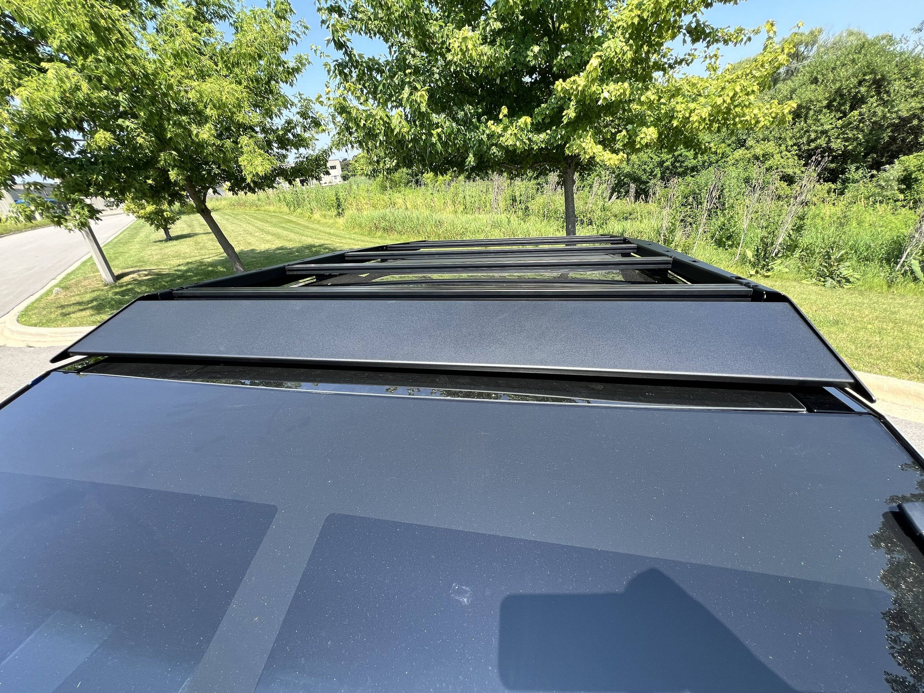 Tesla Cybertruck RWC EV Blacked-Out Cybertruck Build – Sneak Peek at Our New Roof Rack + Molle Panels 👀 image00010