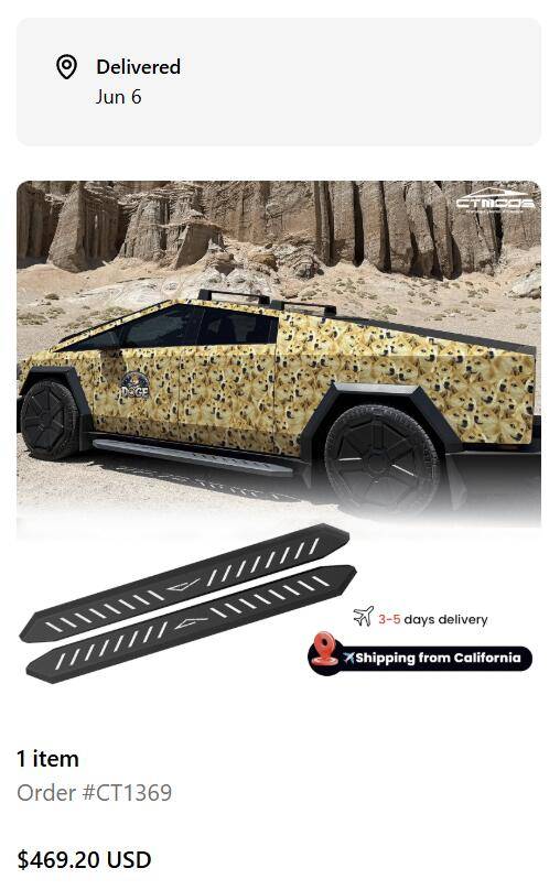 Tesla Cybertruck CTmods support - no response - multiple emails and no contact number found 1752331696409-fc