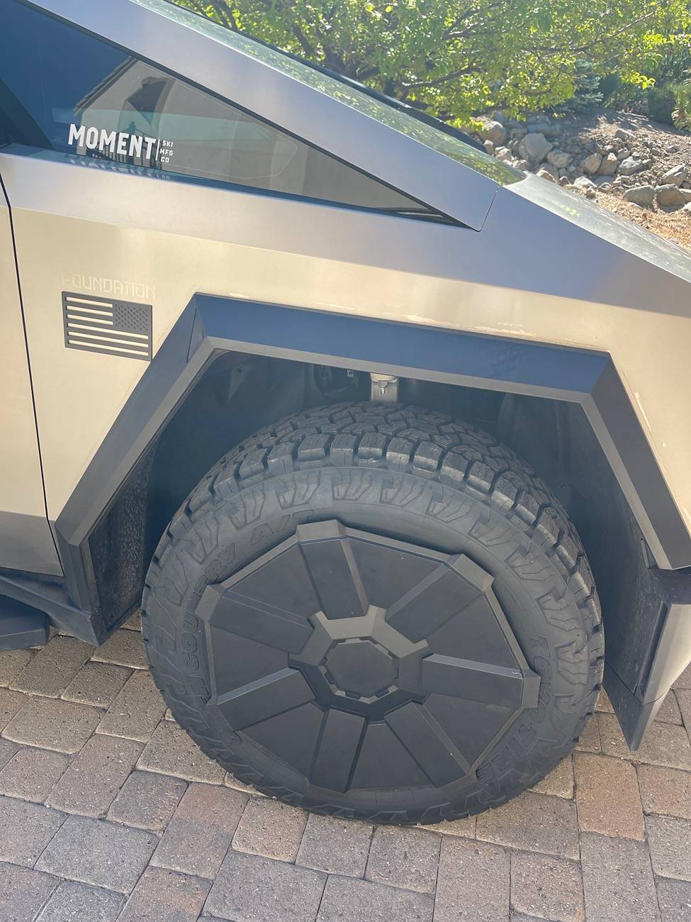 Tesla Cybertruck Toyo Open Country AT III tires review so far IMG_9529