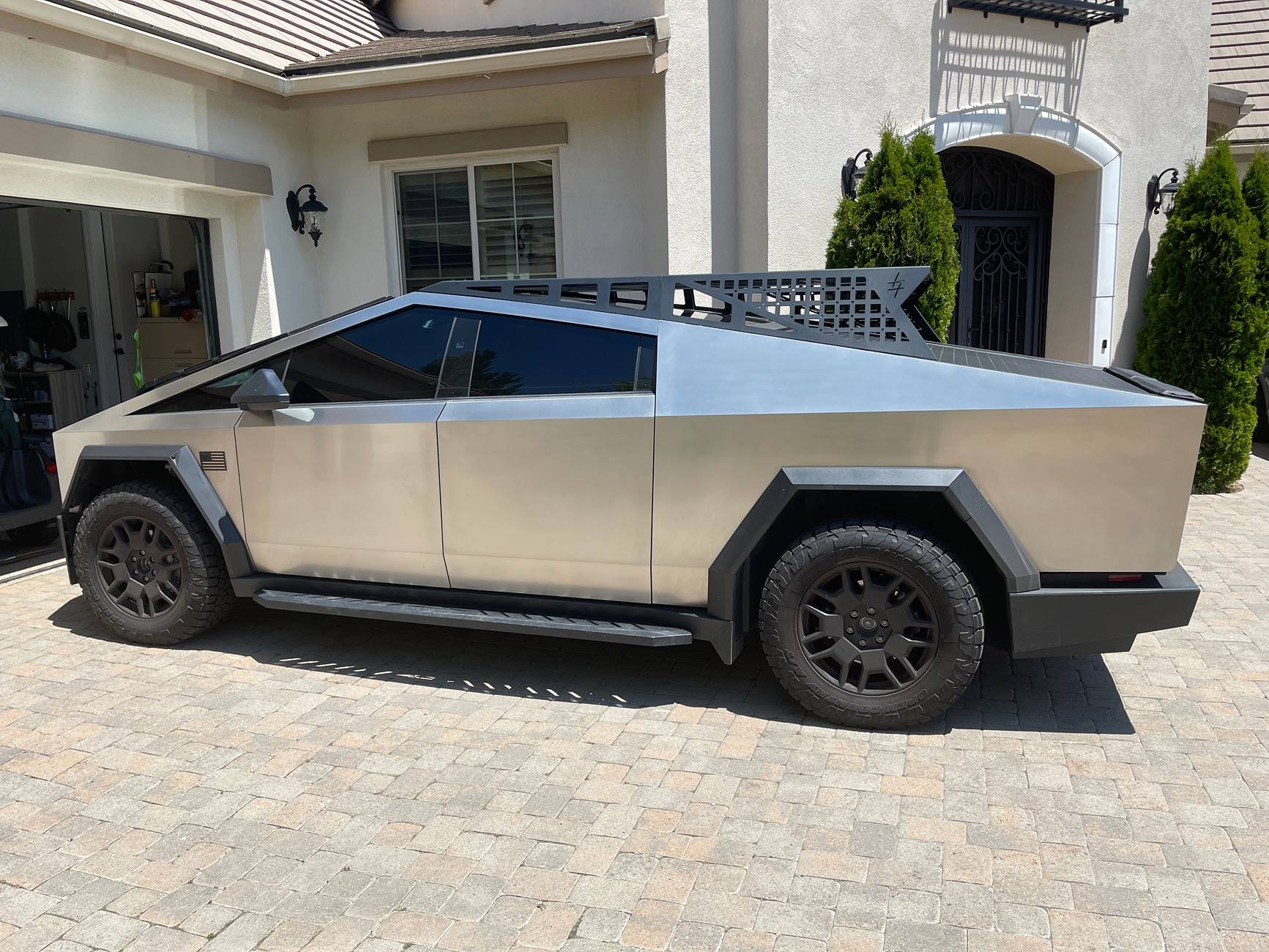 Tesla Cybertruck Toyo Open Country AT III tires review so far IMG_9623