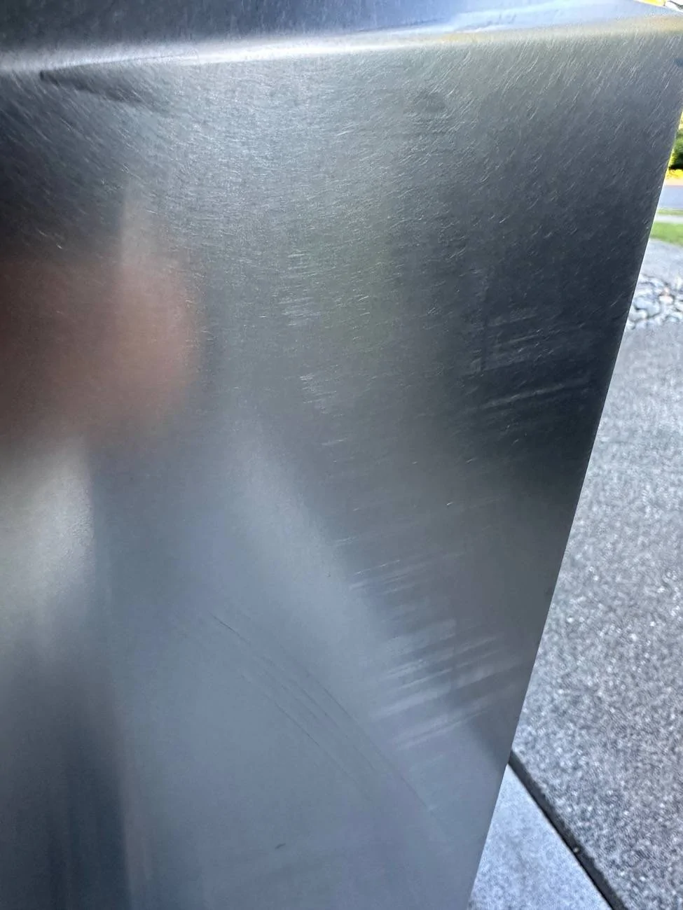 Tesla Cybertruck Scratches on my Cybertruck. Am I screwed? IMG_1534