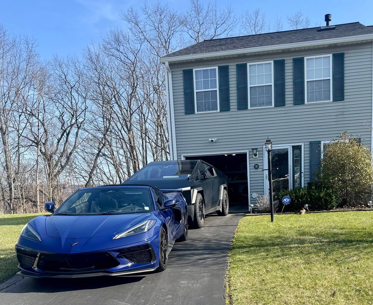 Tesla Cybertruck My 2025 AWD CT got a new friend 1752601186227-fu