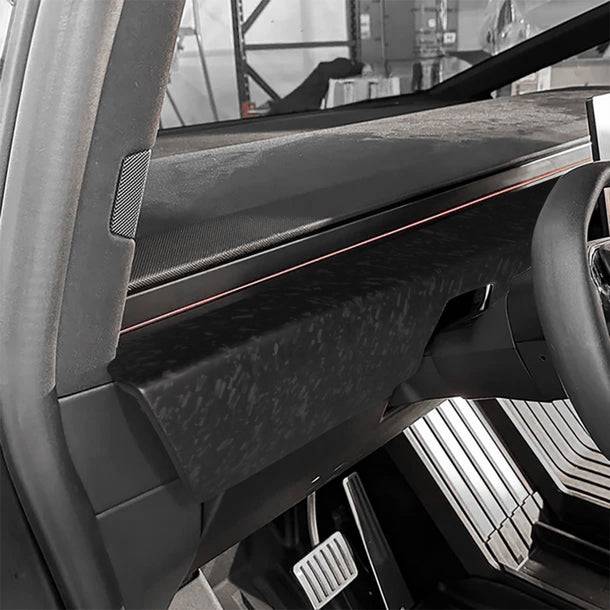 Tesla Cybertruck 🔧 My Cybertruck Carbon-Fiber Interior Upgrades + Giveaway rdOverlay-Industrial-StrengthStyle_SeamlessUpgrade