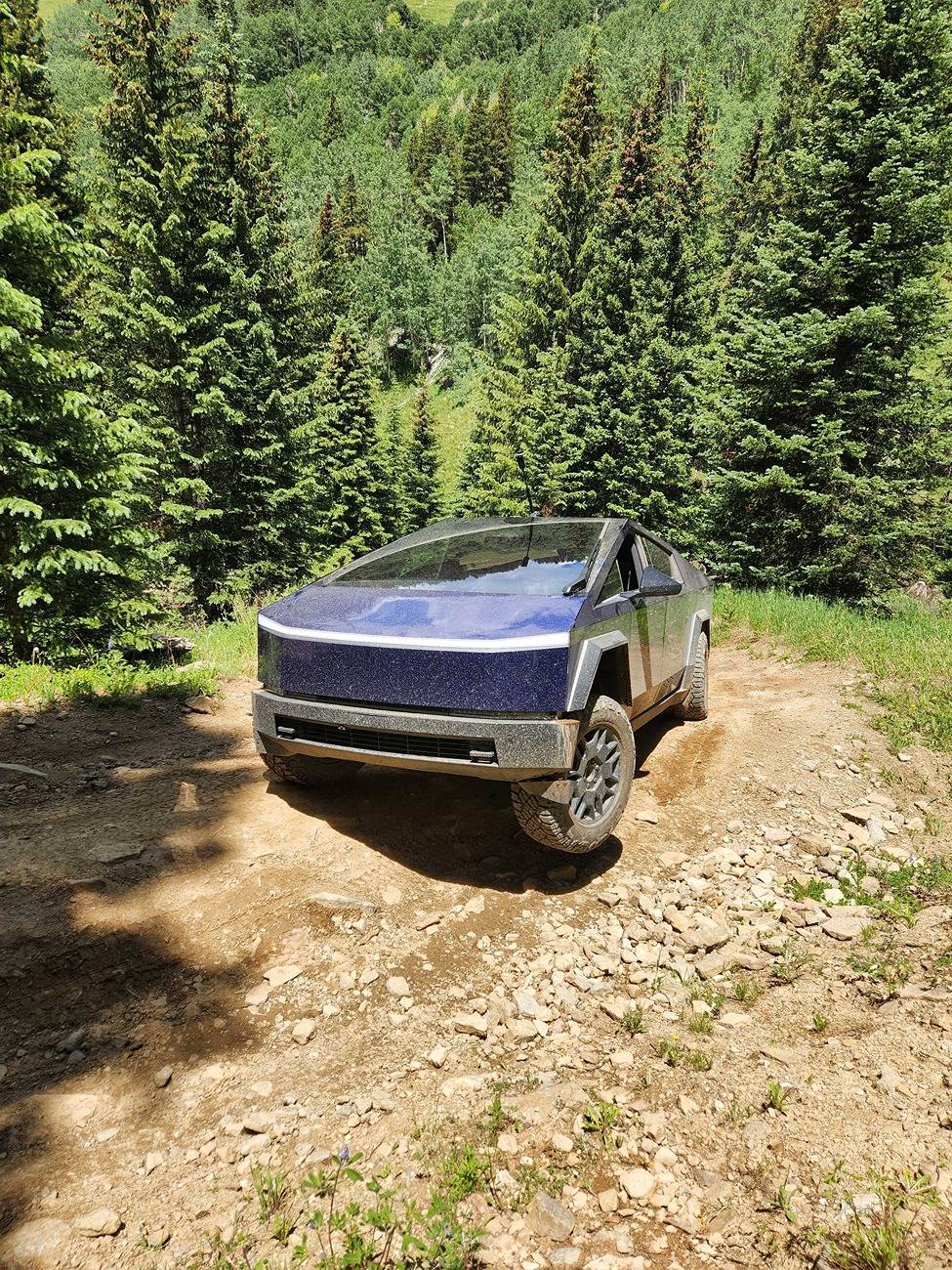 Tesla Cybertruck Offroading - Cybertruck conquers McAllister Gulch - CO 20250705_122443
