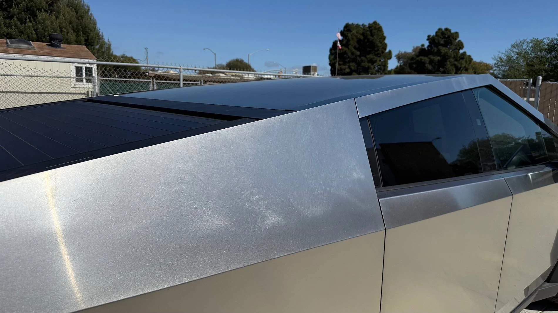 Tesla Cybertruck Noticed sanding swirls & scratches on my newly delivered Cybertruck IMG_0595