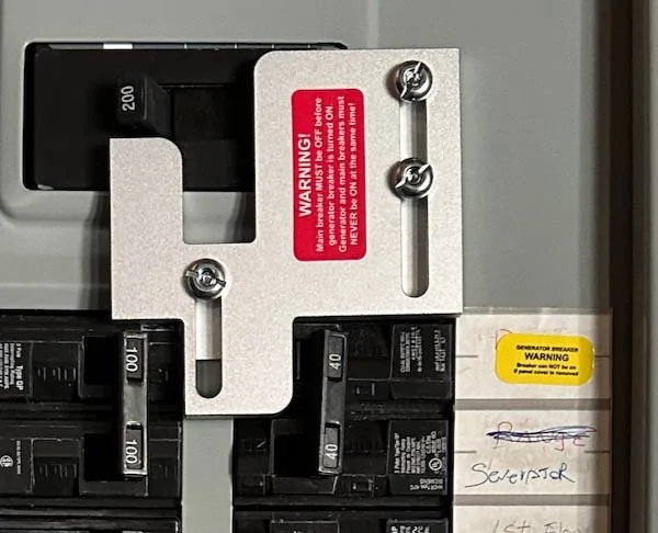 Tesla Cybertruck Instead of PowerShare, I installed an interlock and 50amp receptacle... 1753147382518-bn