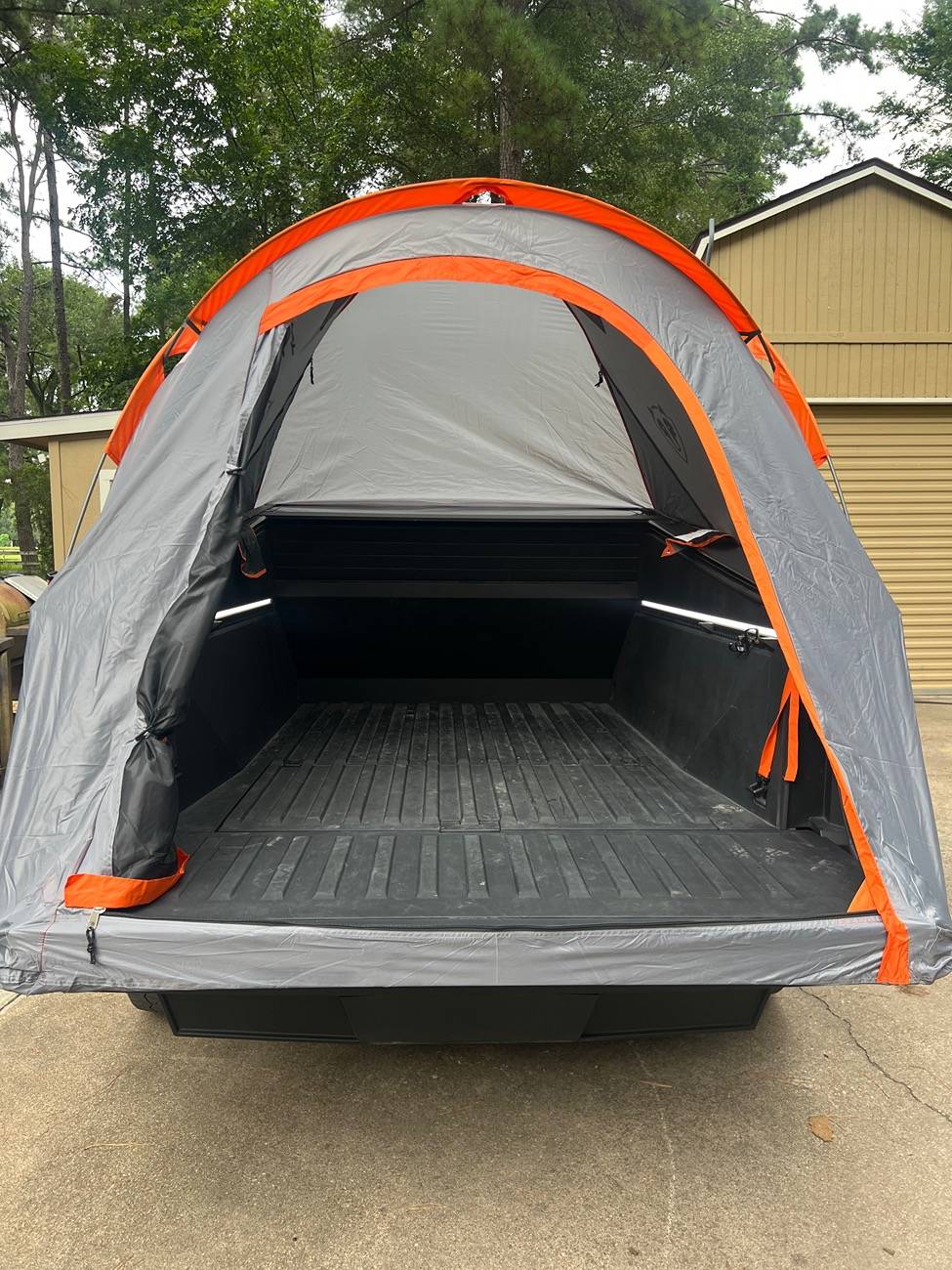 Tesla Cybertruck DIY tent platform IMG_5575