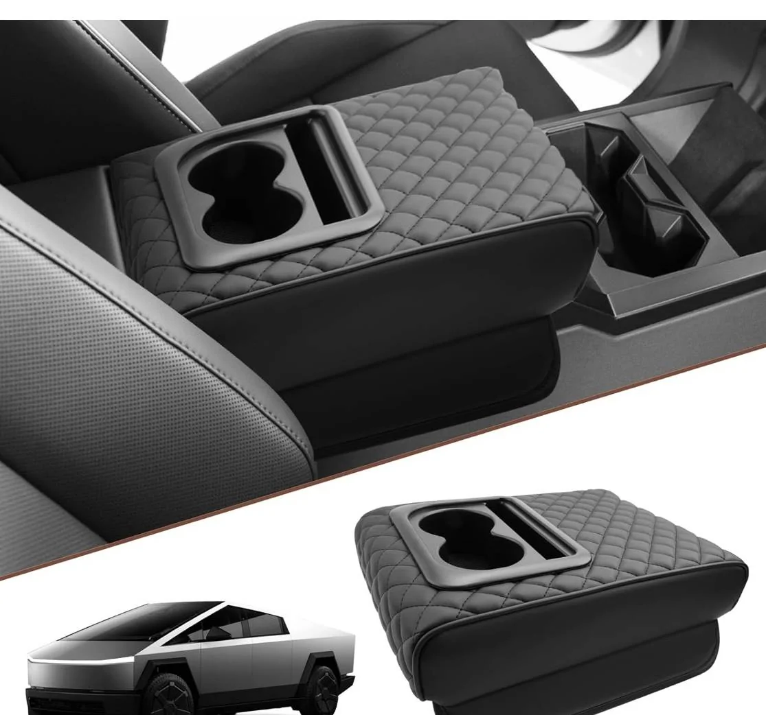 Tesla Cybertruck Alcantara armrest DIY wrap (for extra sensitive elbows) 😎 IMG_4955