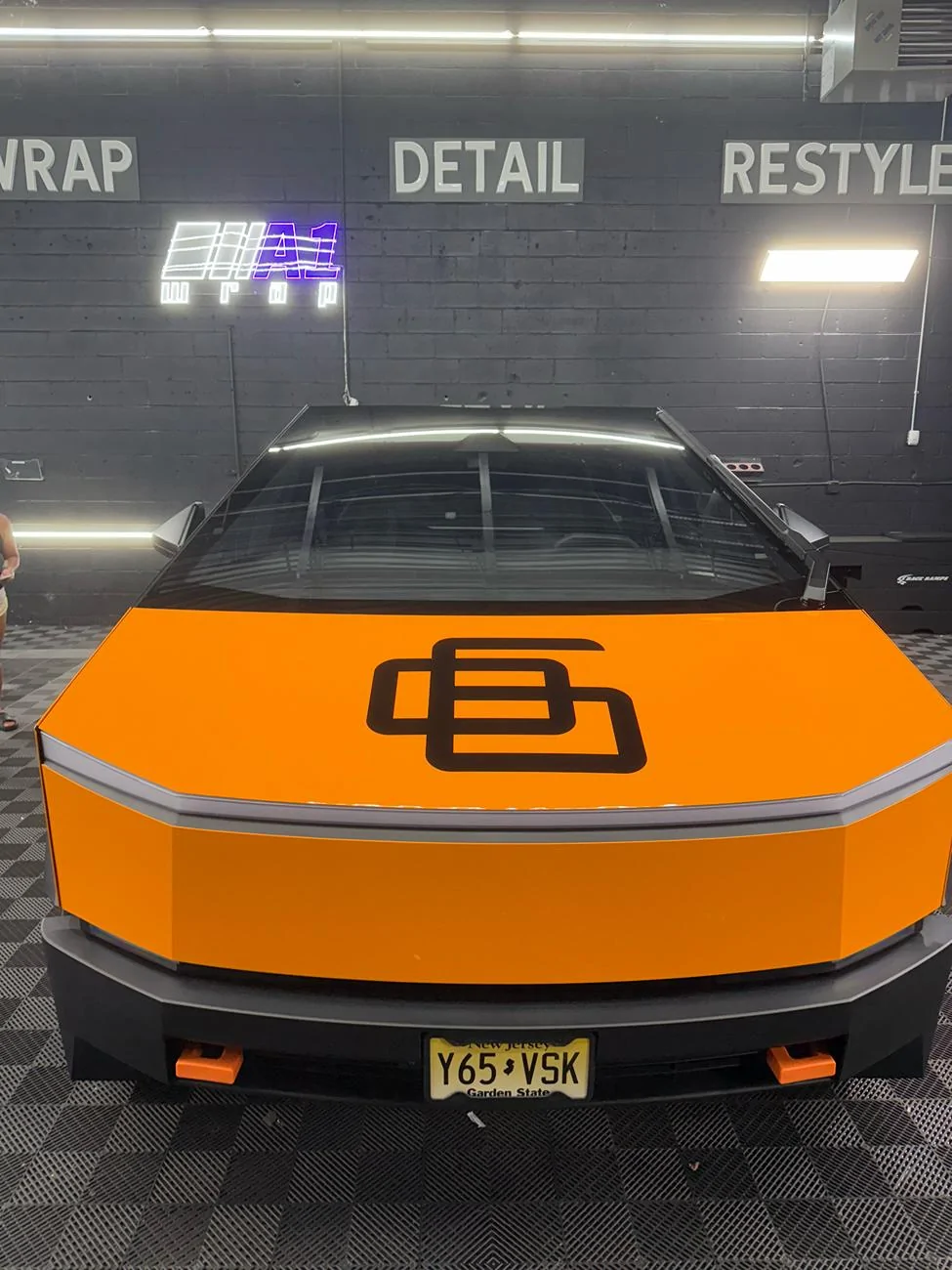 Tesla Cybertruck ORANGE Vinyl Wrap & PPF Cybertruck -- Photos & Videos tempImagerQTPyQ