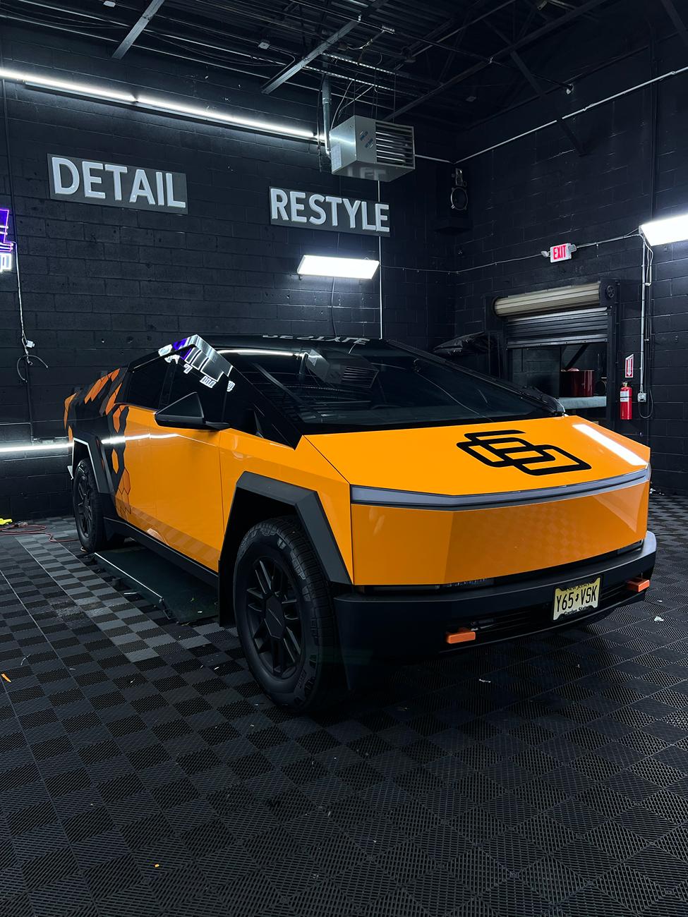 Tesla Cybertruck ORANGE Vinyl Wrap & PPF Cybertruck -- Photos & Videos tempImageBDzjTt