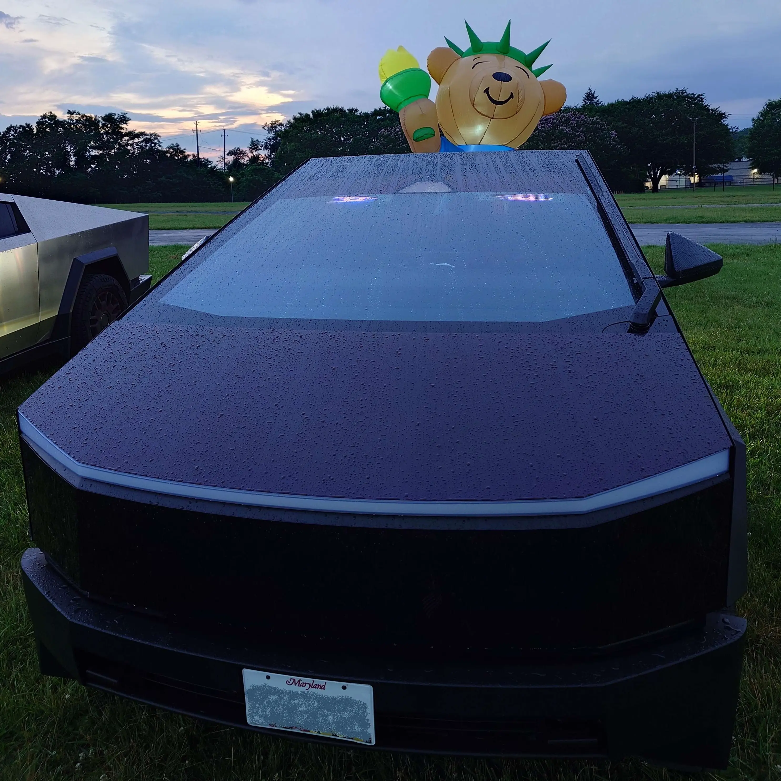 Tesla Cybertruck Devil (BEAST) Eyes. Halloween early prep! Somebody had to do it. 20250628_203102720