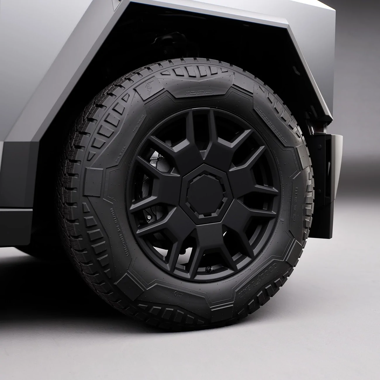 Tesla Cybertruck OEM Cyber Wheel Cap Kit now available in Tesla Shop 2030204-00-A_4_2000