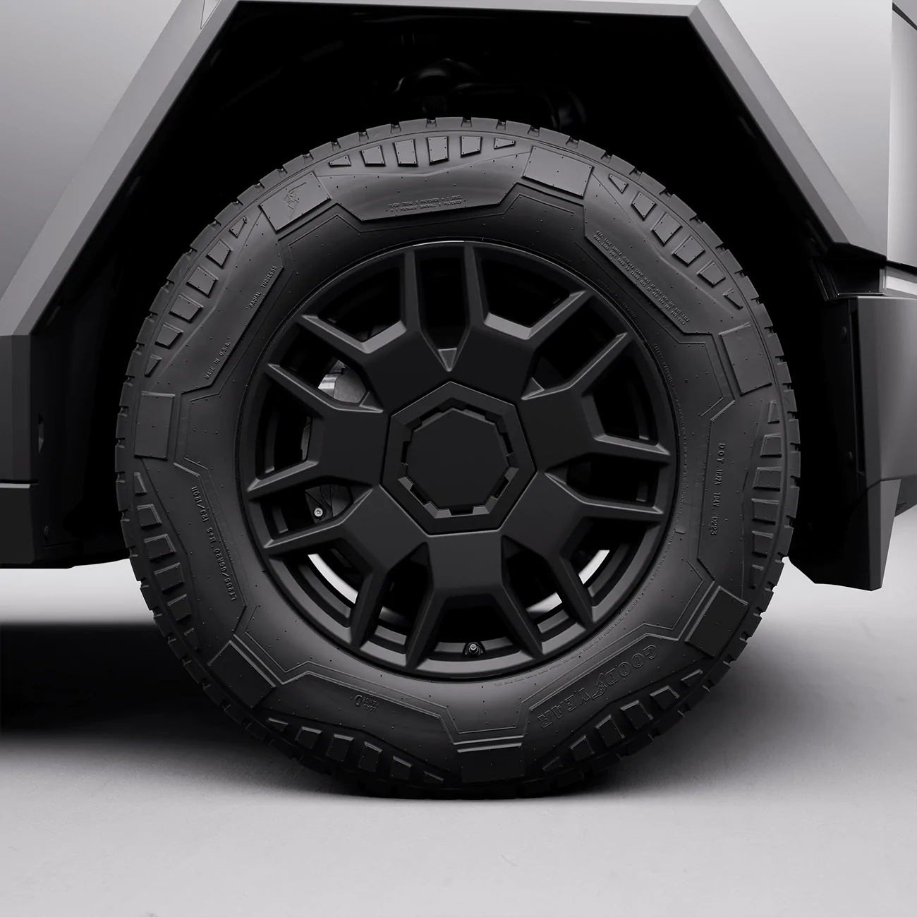 Tesla Cybertruck OEM Cyber Wheel Cap Kit now available in Tesla Shop 2030204-00-A_2_2000