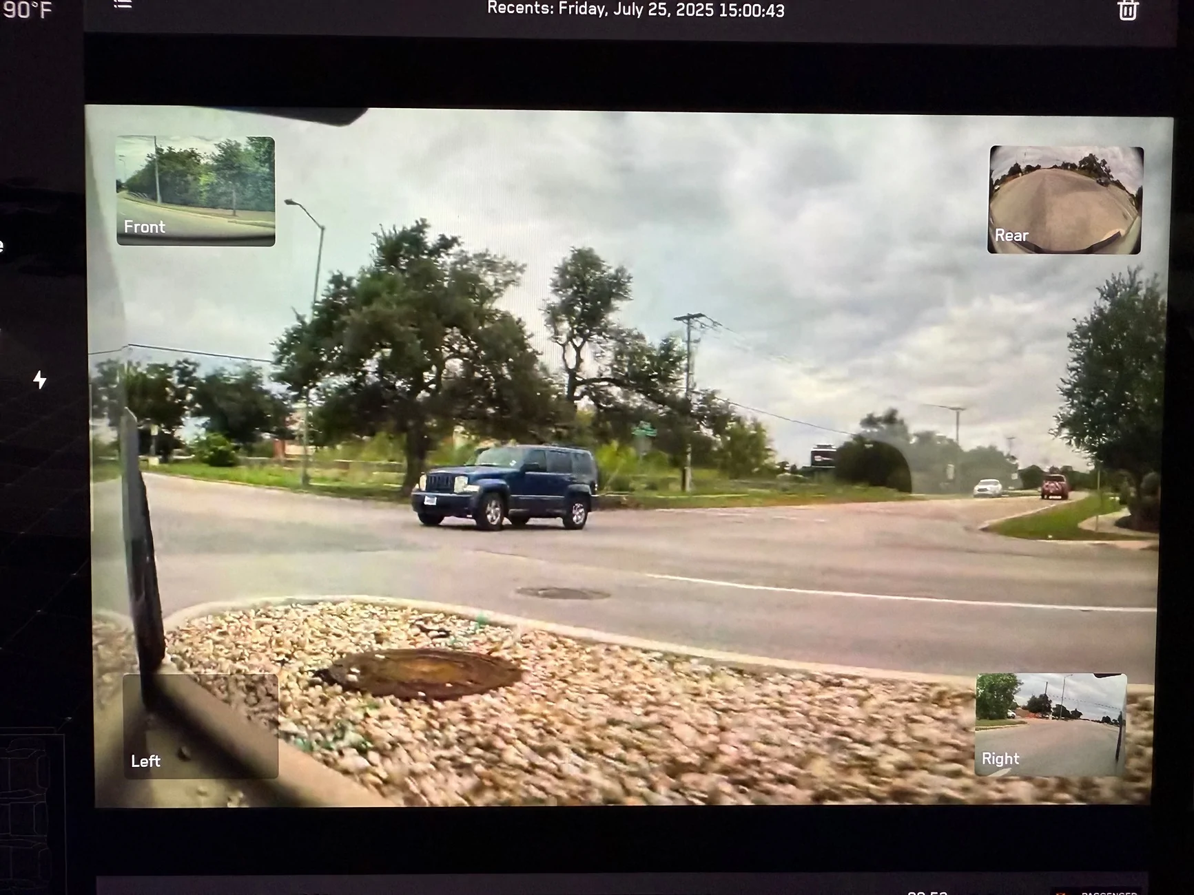 Tesla Cybertruck 2025.8.4 broke FSD left turns on Cybertruck IMG_2846