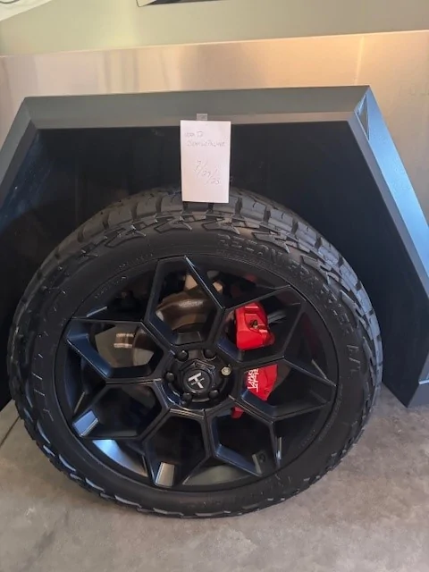 Tesla Cybertruck CT7 24" Fully Forged Lightweight Cybertruck Wheel and Tire Package Wheel 1