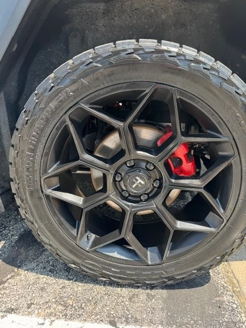 Tesla Cybertruck CT7 24" Fully Forged Lightweight Cybertruck Wheel and Tire Package Wheel 2