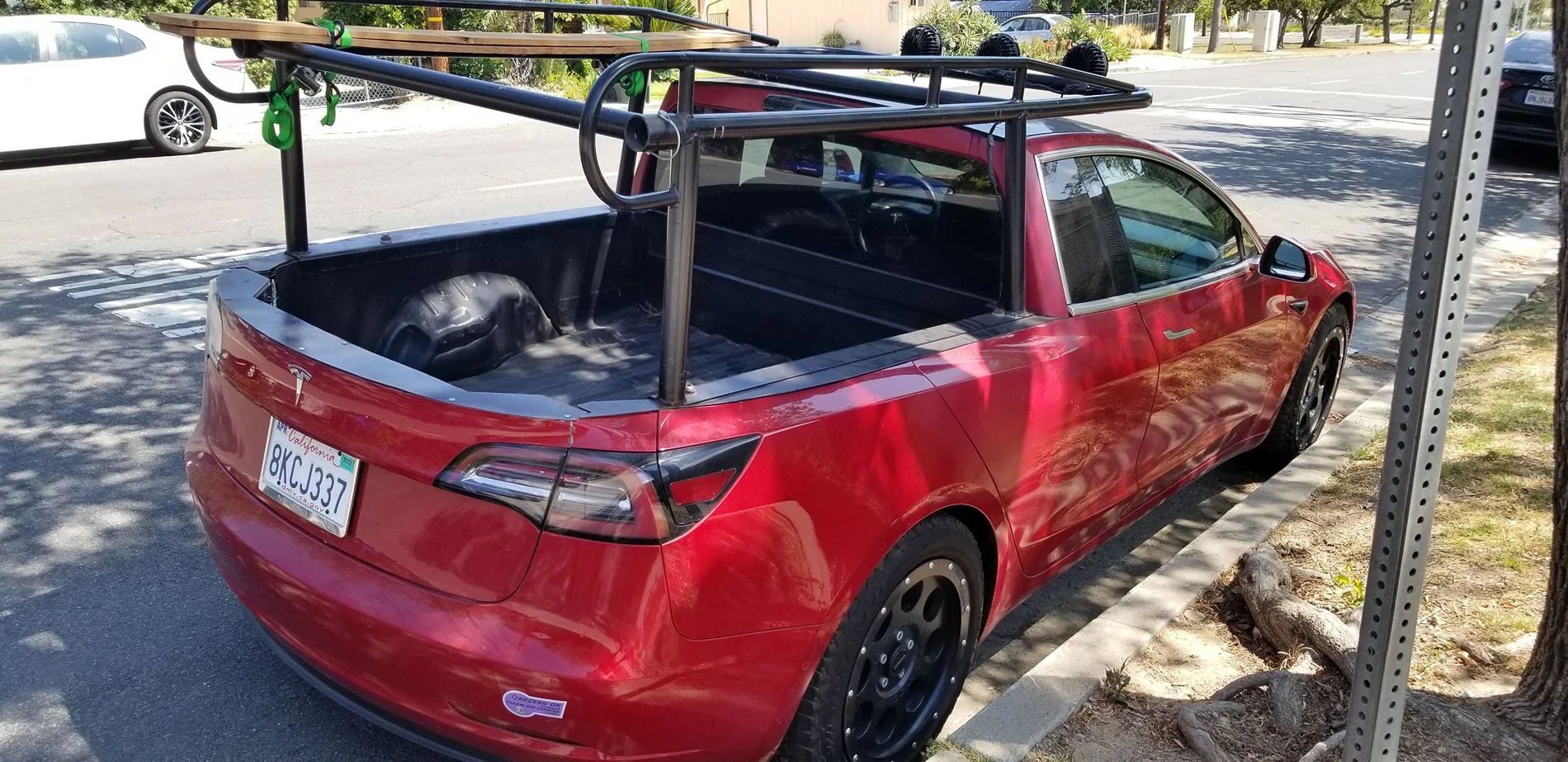 Tesla Cybertruck Tesla considering smaller compact pickup truck (baby Cybertruck?) 20210718_150416