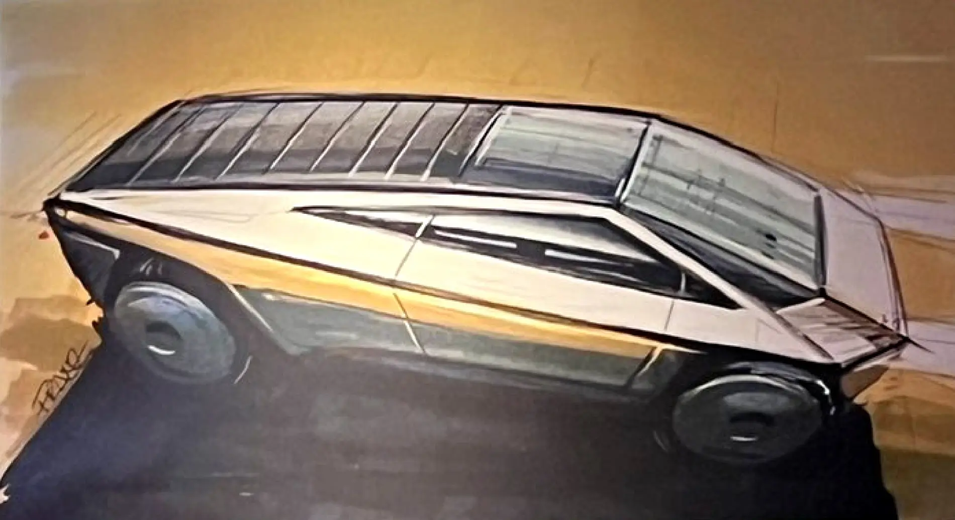 Tesla Cybertruck Tesla considering smaller compact pickup truck (baby Cybertruck?) 1753884010376-h7