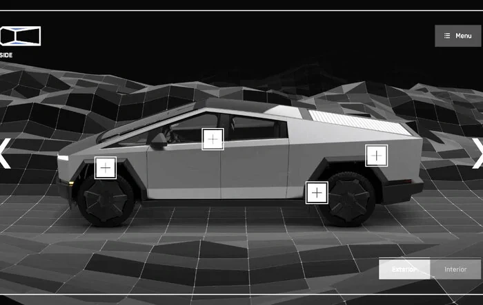 Get to Know Your Cybertruck how-to videos: steering wheel controls, bed rails / anchors, bed outlets, tonneau cover, rear screen, front camera