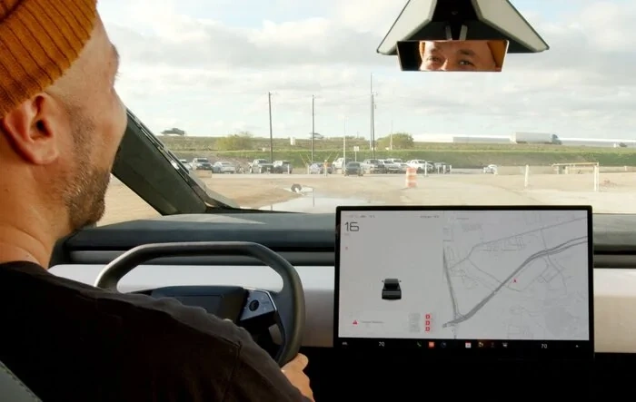I Drove The Cybertruck and it was EPIC!!! [Video by Minimal Duck]