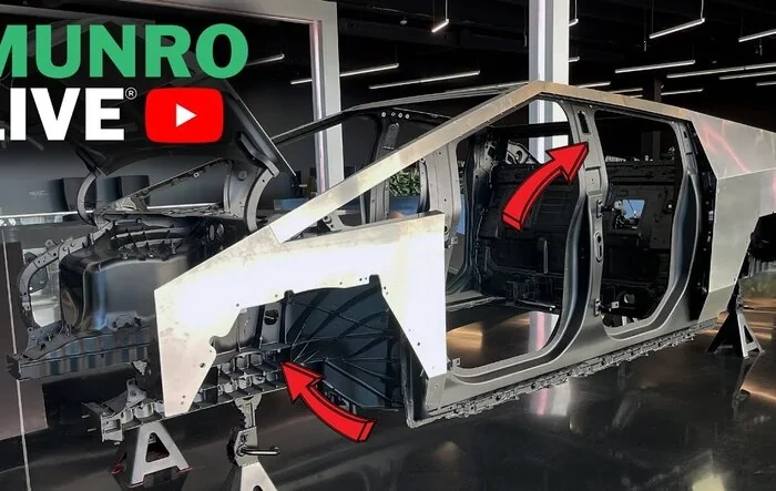 Munro: Cybertrucks exoskeleton & castings deep dive w/ Tesla's Head of Vehicle Engineering