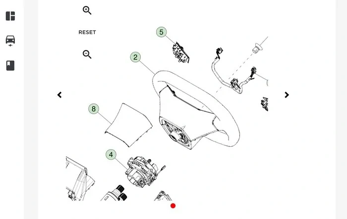 Sueded steering wheel discovered! Will be option for top two Cybertruck trims