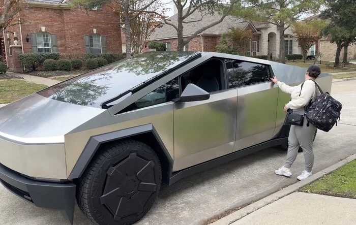 First Uber Cybertruck Ride
