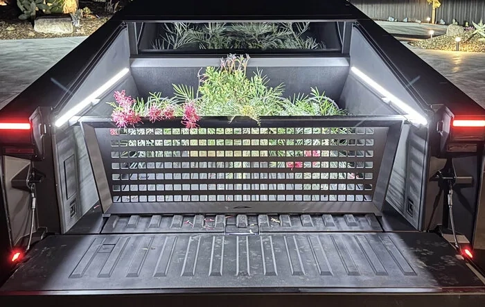 Molle Bed Divider + Bed Lights put to use at night
