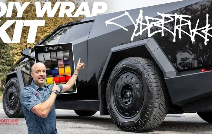 DIY Cybertruck Vinyl Wrap Kit by Tesbros -- $1500+